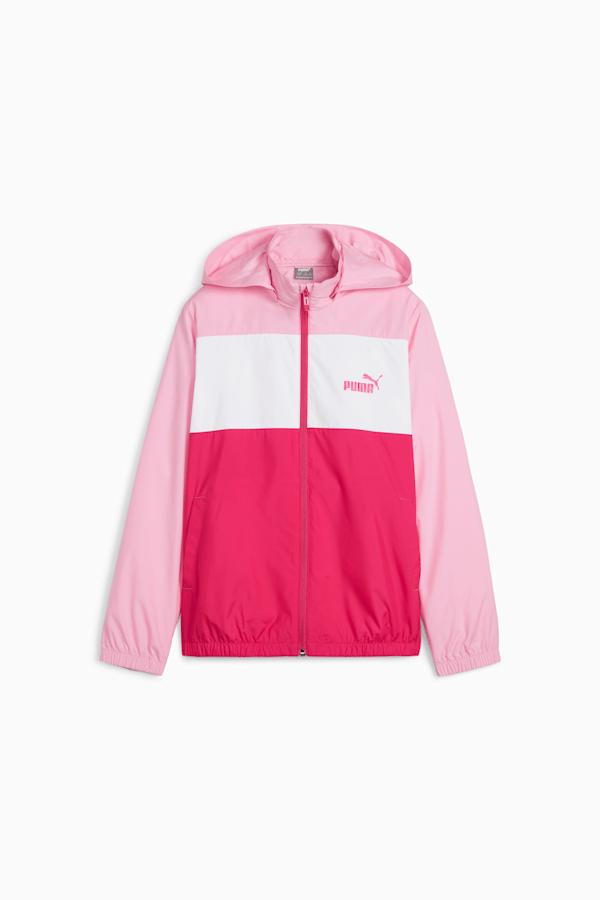 Pink windbreaker sale